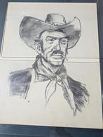 Tekening van cowboy, Ophalen of Verzenden