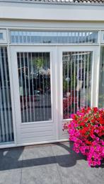 Openslaande tuindeuren met dubbel glas. Buitendeur, Ophalen, 120 cm of meer, Overige typen, 200 tot 215 cm