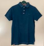 Superdy Blauwe Heren Polo maat L, Ophalen of Verzenden, Zo goed als nieuw, Blauw