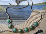 ketting groentinten, Verzenden, Zo goed als nieuw, Groen, Overige materialen