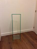 Glazen zuil / sokkel, Huis en Inrichting, Woonaccessoires | Zuilen en Pilaren, Ophalen, Gebruikt