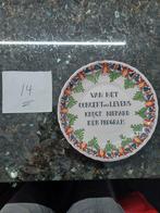 Decoratief bord met spreuk, Antiek en Kunst, Ophalen of Verzenden