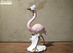 Grote FLAMINGO - KRAAN- PARADIJSVOGEL van keramiek, Verzamelen, Ophalen of Verzenden, Zo goed als nieuw, Dier
