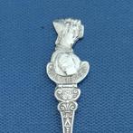 verzilverd lepeltje Klederdracht Walcheren (NIO 90), Zeeland, Antiek en Kunst, Ophalen of Verzenden