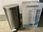 Brabantia pedaalemmer 2x20 liter recycle nieuw in doos, Huis en Inrichting, Met pedaal, Nieuw, 40 liter of meer, Ophalen of Verzenden