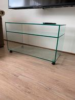 Glazen tv meubel prachtig geen krassen, Huis en Inrichting, Ophalen, 50 tot 100 cm, Zo goed als nieuw, Minder dan 100 cm