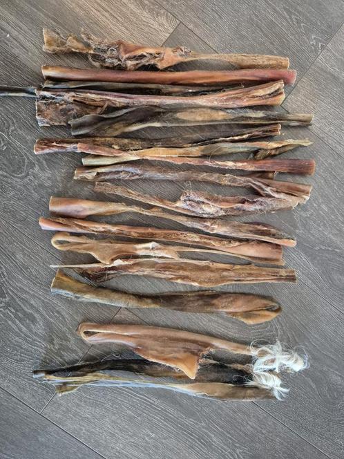 Honden kop huid knaag / kauw botten 35 cm lang (18 stuks), Dieren en Toebehoren, Dierenvoeding, Hond, Ophalen of Verzenden