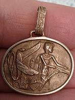 massief zilver gekeurd hanger Egypte art, Ophalen of Verzenden, Zo goed als nieuw, Zilver, Kruis of Symbool