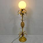 Ananas vloerlamp Hans Kögl mid century verguld xl model 70's, Huis en Inrichting, Lampen | Vloerlampen, Ophalen, Gebruikt, Mid century