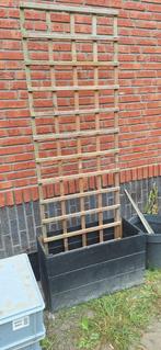 Plantenbak met raster, Tuin en Terras, Ophalen, Zo goed als nieuw, Hout, Minder dan 60 cm