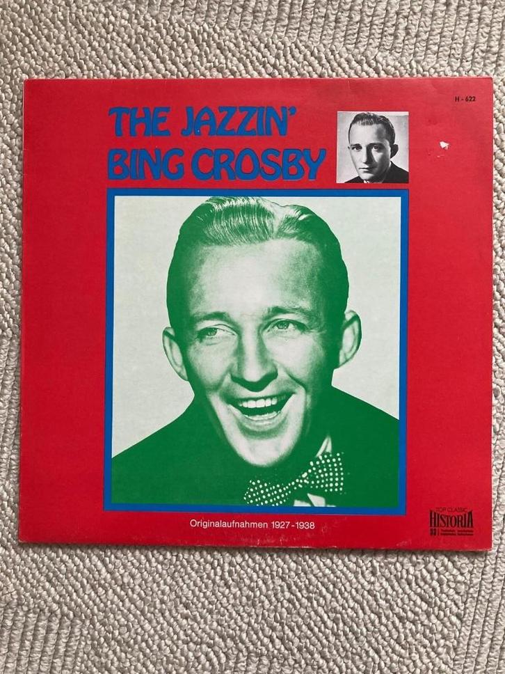 LP The jazzin' Bing Crosby, Cd's en Dvd's, Vinyl | Pop, Gebruikt, 1980 tot 2000, 12 inch, Ophalen of Verzenden