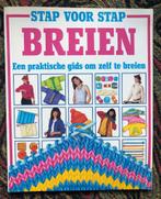 Breien; boek breien "Stap voor stap breien" praktische gids, Hobby en Vrije tijd, Breien en Haken, Ophalen of Verzenden, Zo goed als nieuw