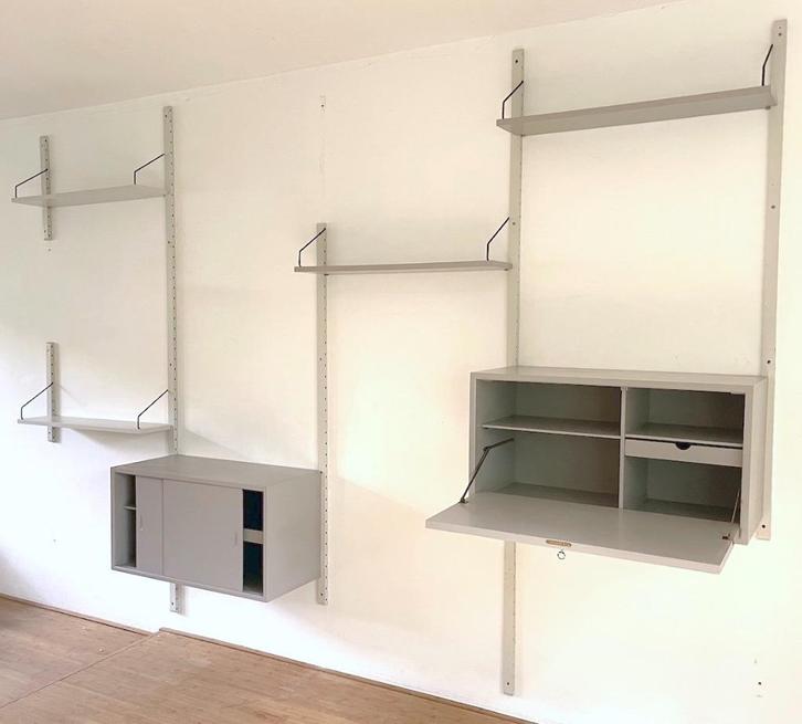 Cadovius wandsysteem, Huis en Inrichting, Kasten | Wandmeubels, Zo goed als nieuw, 200 cm of meer, 200 tot 250 cm, 25 tot 50 cm