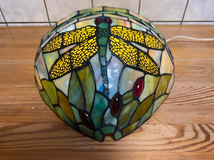 Tiffany glas wandlamp GROOT vaste prijs 59 euro, Huis en Inrichting, Lampen | Wandlampen, Zo goed als nieuw, Glas, Ophalen of Verzenden
