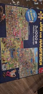 Jan van Haasteren 3-in-1 Puzzeldoos, Ophalen of Verzenden, Meer dan 1500 stukjes, Zo goed als nieuw, Legpuzzel
