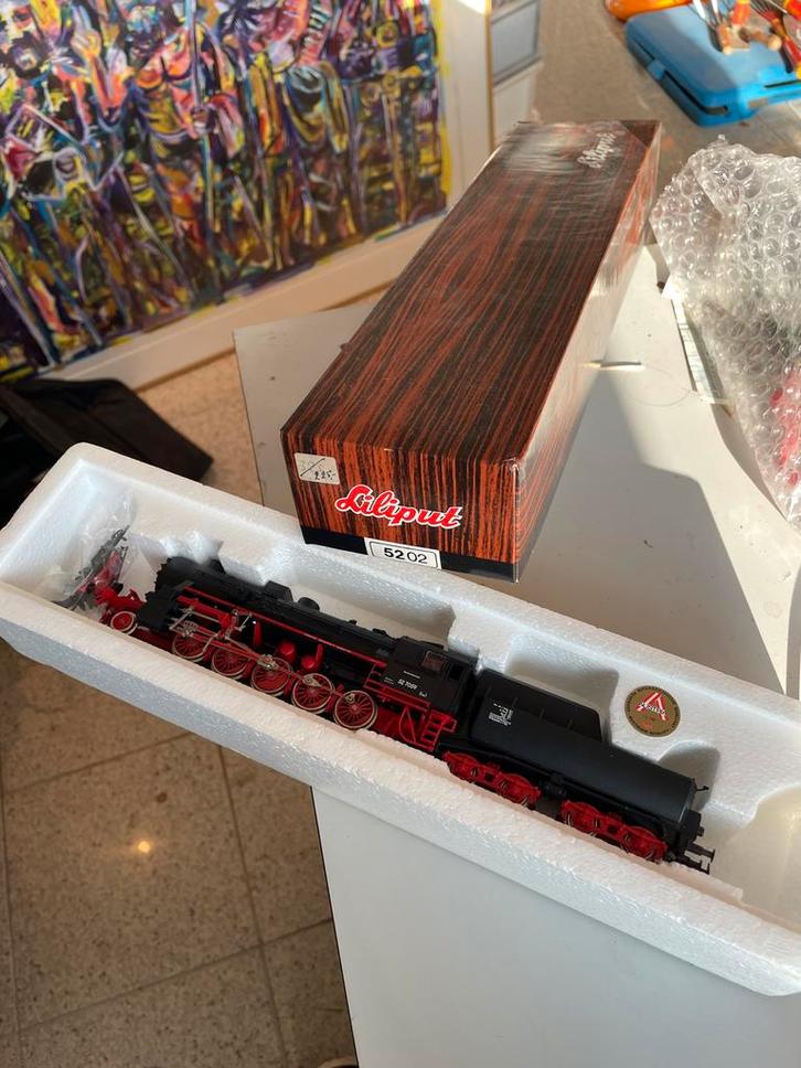Lilliput 5202 Stoomlocomotief, Hobby en Vrije tijd, Modeltreinen | H0, Zo goed als nieuw, Locomotief, Gelijkstroom, Liliput, Analoog