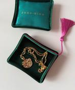 Anna+nina memorable love charm+radiant necklace goldplated, Ophalen of Verzenden, Nieuw, Goud, Overige materialen