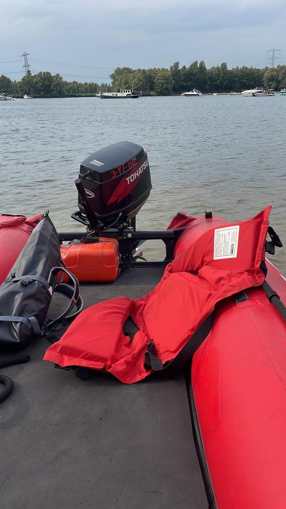 Tohatsu 50 PK 2takt eventueel met Ceasar Zapcat, Watersport en Boten, Buiten- en Binnenboordmotoren, Gebruikt, Benzine, Buitenboordmotor