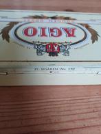 Vintage Agio Gouden Oogst Blikken Trommel, Verzamelen, Blikken, Ophalen of Verzenden, Gebruikt, Overige, Overige merken