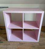Ikea KALLAX vakkenkast roze 77x77cm, Ophalen, Met plank(en), Kunststof, Gebruikt