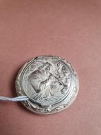 zilveren pillendoos 1859, Ophalen of Verzenden, Zilver