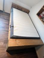 Stoer bed  met evtl. Emma matras, 120 cm, Grijs, Gebruikt, Eenpersoons