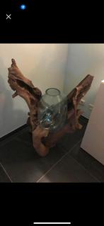 Grote boomstronk met vaas, Ophalen, Zo goed als nieuw, Overige kleuren, 75 cm of meer