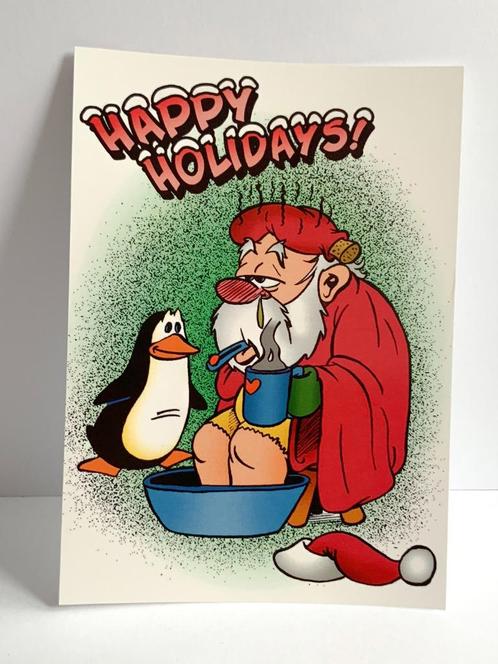 Set kerstkaarten “Verkouwen”, Hobby en Vrije tijd, Kaarten | Zelfgemaakt, Nieuw, Kerst, Ophalen of Verzenden