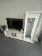 Tv meubel vitrine kast set plus lamp led lamp, Ophalen of Verzenden, Gebruikt
