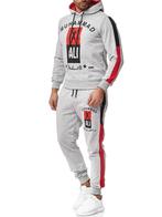 SALES! 3462 Lichtgrijs Muhammad Ali trainingspak L/XL, Maat 52/54 (L), Nieuw, Ophalen of Verzenden, Grijs
