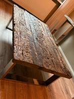 Nieuwe salontafel van railway sleeper hout, 100 tot 150 cm, Nieuw, Minder dan 50 cm, Rechthoekig