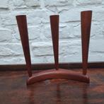 50s 60s Kandelaar teak, Verzenden, Zo goed als nieuw, Minder dan 25 cm