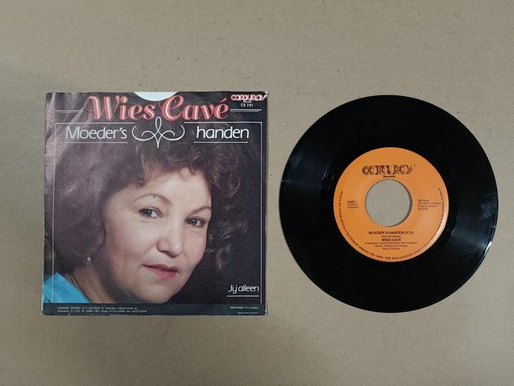 Single: Wies Cave - Moeders Handen (1974), Cd's en Dvd's, Vinyl Singles, Gebruikt, Nederlandstalig, 7 inch, Verzenden