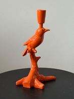 Oranje Vogel Kandelaar, Overige materialen, Overige kleuren, Ophalen of Verzenden, Zo goed als nieuw