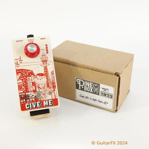 Pine-Box Custom Effects Give Me Soup Overdrive, Muziek en Instrumenten, Effecten, Volume, Ophalen of Verzenden