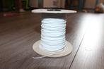Rol elastisch koord rond - 1,5mm - wit #1718, Hobby en Vrije tijd, Naaien en Fournituren, Ophalen of Verzenden, Nieuw, Lint, Band of Elastiek