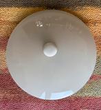 Vintage jaren ‘60 plafonnière, Huis en Inrichting, Lampen | Plafondlampen, Ophalen, Gebruikt, Glas, Retro