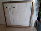 Houten schilderijlijst met zilverkleurige en messing rand, Antiek en Kunst, Ophalen
