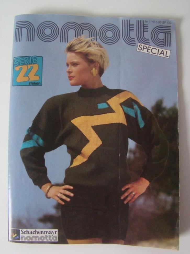 breiboek  Nomotta  - Schachenmayer  /  retro - vintage, Hobby en Vrije tijd, Breien en Haken, Zo goed als nieuw, Breien, Patroon of Boek