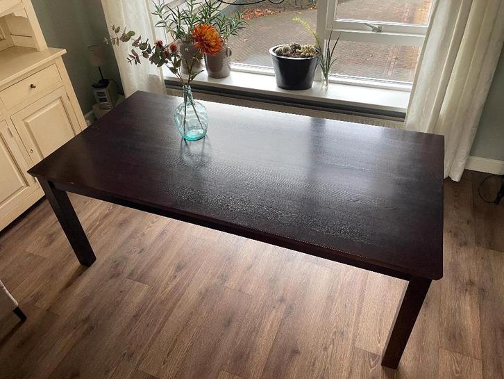Tafel Eettafel, Huis en Inrichting, Tafels | Eettafels, Zo goed als nieuw, 100 tot 150 cm, 200 cm of meer, Vijf personen of meer