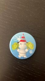 Efteling button - pjotr het sneeuwpopje mrt broccoli, Verzamelen, Ophalen of Verzenden, Button of Speldje