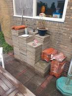 Gratis ophalen tegels 30 x 30, Tuin en Terras, Ophalen, Zo goed als nieuw, 10 m² of meer, Beton