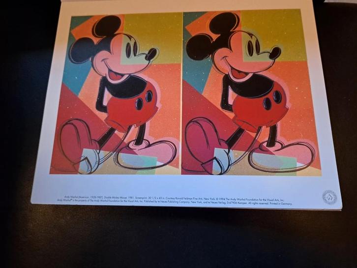 Mickey Mouse Andy Warhol 2.0, Antiek en Kunst, Kunst | Schilderijen | Abstract, Ophalen of Verzenden