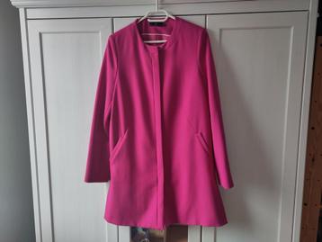 Fuchsia roze jas, Mart Visser, maat 38, z.g.a.n. beschikbaar voor biedingen