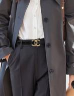 Chanel riem, Ophalen, Zo goed als nieuw, Bruin, 80 tot 90 cm