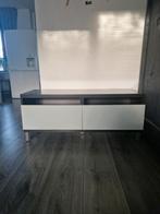 Stijlvol ikea besta tv-meubel met glasplaat., Ophalen, 100 tot 150 cm, Zo goed als nieuw, Minder dan 100 cm