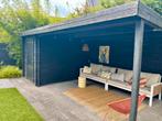 Tuinhuis veranda met berging “petra” 580 zwart, Ophalen, Tuinhuis, Zonder ramen, 500 cm of meer