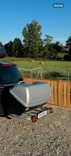 TE KOOP: Thule Back-Up + Easy Base Trekhaakkoffer, Auto diversen, Dakkoffers, Ophalen