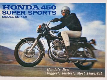 Honda folders van de jaren 60 tot heden