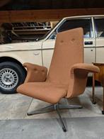 Vintage Goldsiegel design fauteuil stoel caramel, Huis en Inrichting, Stoelen, Ophalen, Bruin, Vintage 60's, Zo goed als nieuw